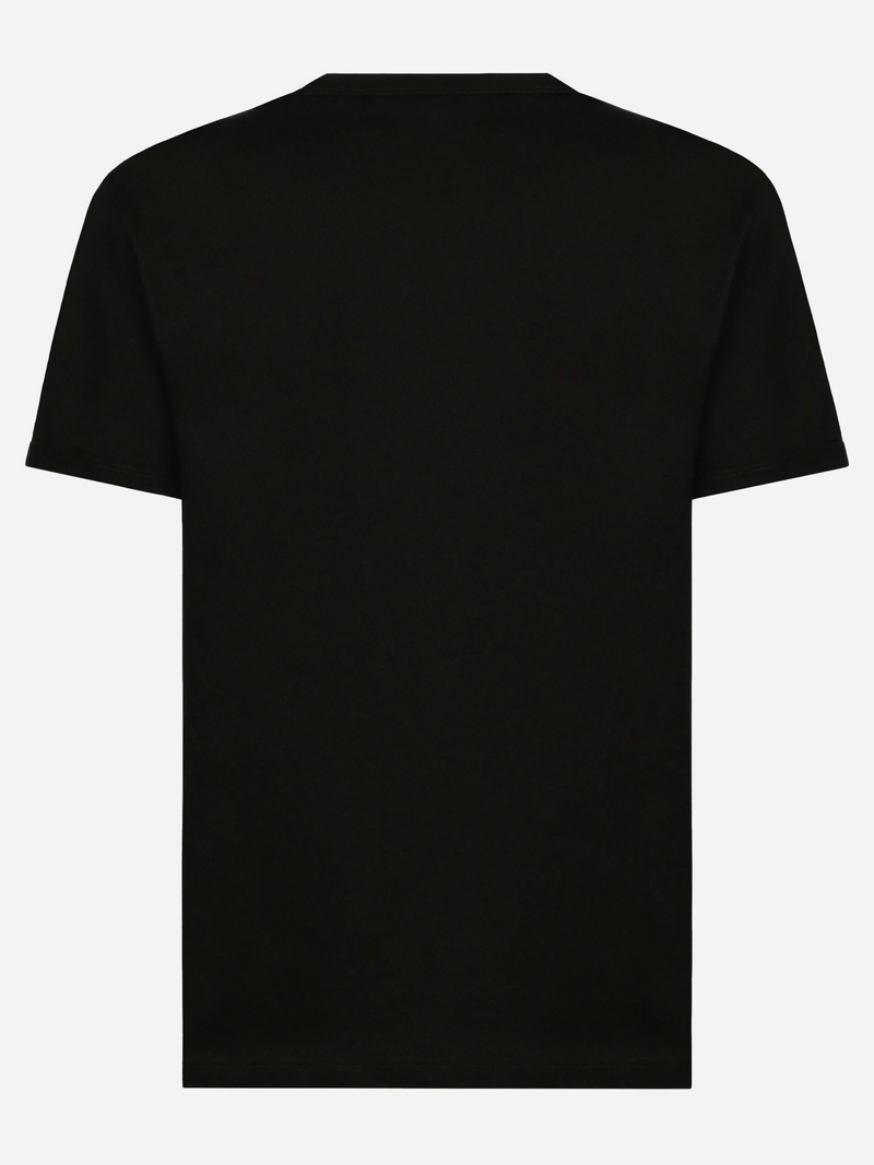 DOLCE & GABBANA BEE CROWN TEE BLACK