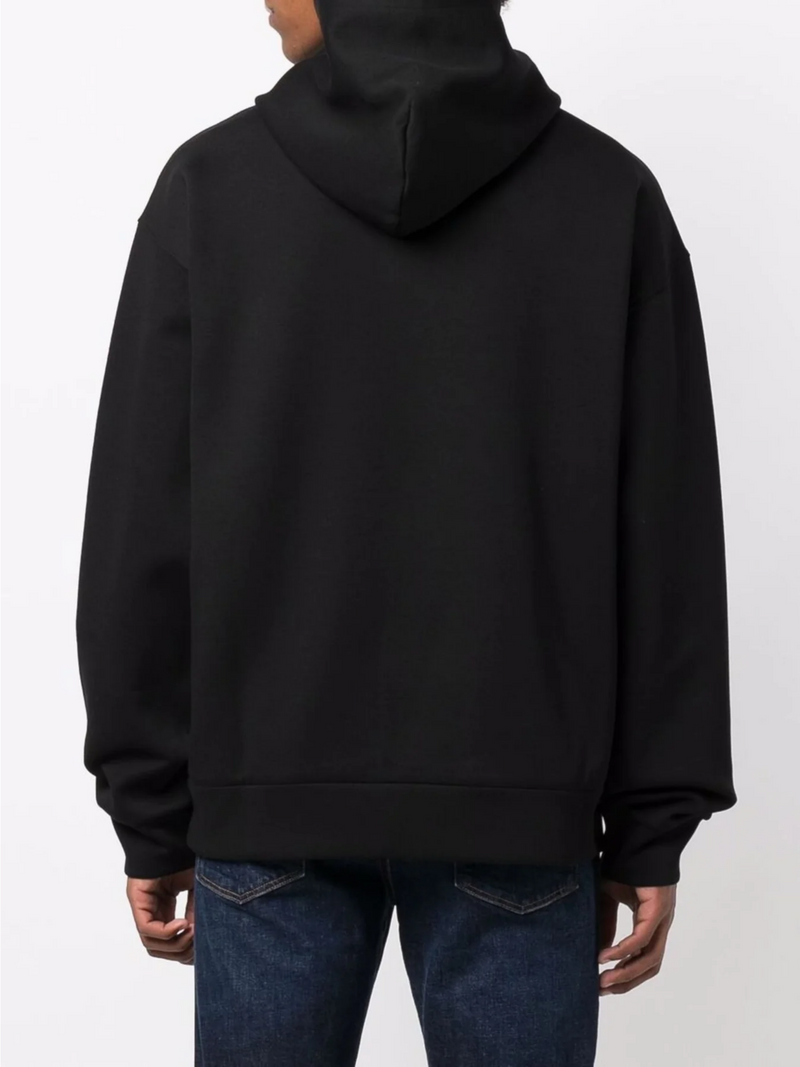 DOLCE & GABBANA BEE CROWN HOODIE BLACK