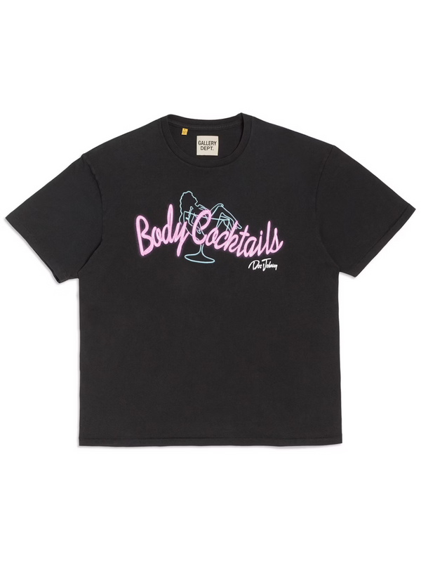 GALLERY DEPT. BODY COCKTAILS TEE BLACK