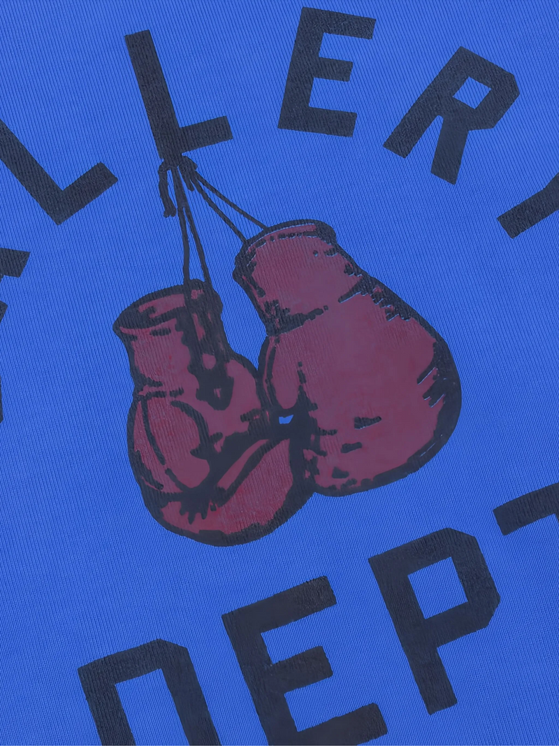 GALLERY DEPT. BOXING MERCH HOODIE ROYAL BLUE