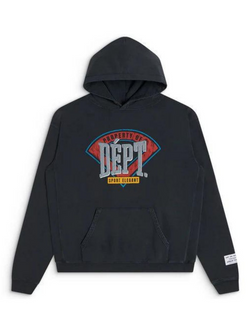 GALLERY DEPT. FIELD GRAPHIC HOODIE VINTAGE BLACK