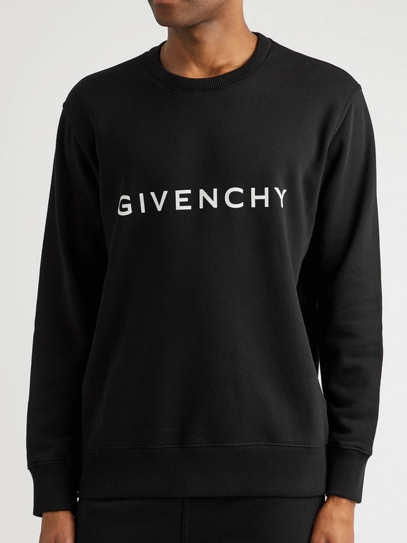 GIVENCHY ARCHETYPE LOGO SWEATSHIRT BLACK