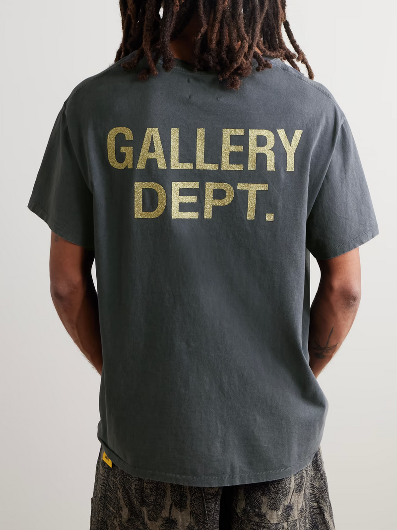 GALLERY DEPT HORRORS TEE VINTAGE BLACK