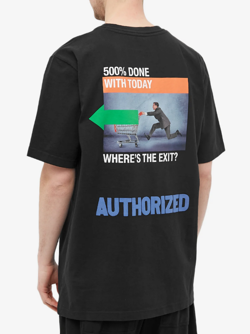 HERON PRESTON A.F. AUTHORIZED TEE BLACK