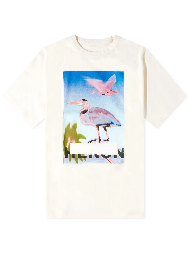 HERON PRESTON CENSORED HERON TEE PINK PURPLE