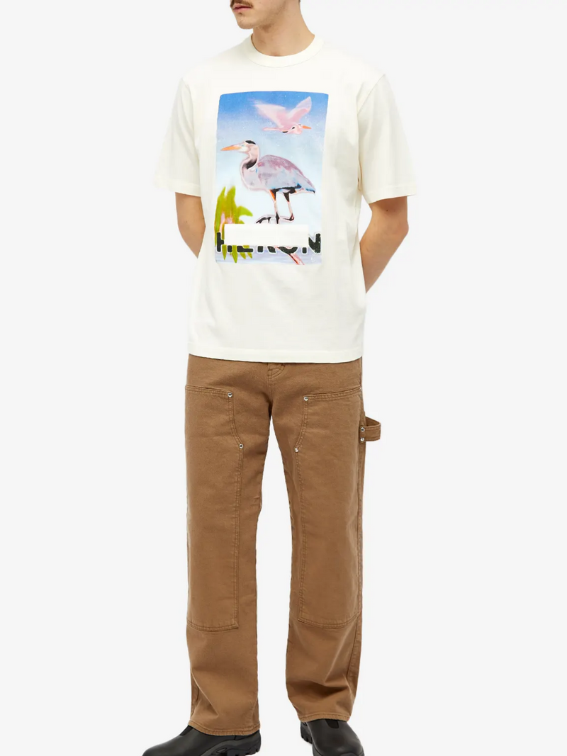 HERON PRESTON CENSORED HERON TEE PINK PURPLE