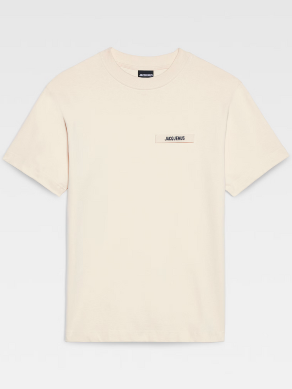 JACQUEMUS GROS GRAIN TEE BEIGE