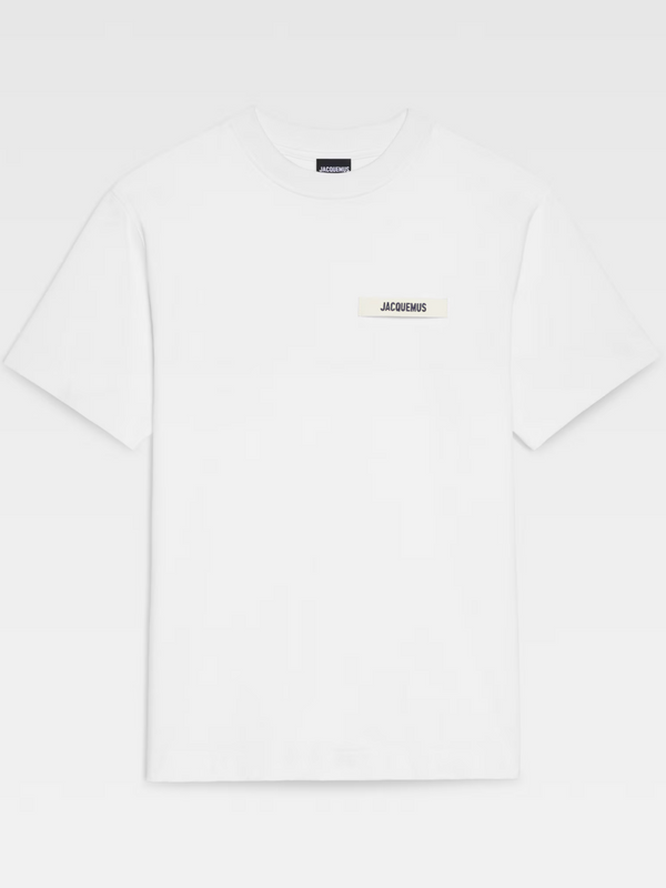 JACQUEMUS GROS GRAIN TEE WHITE