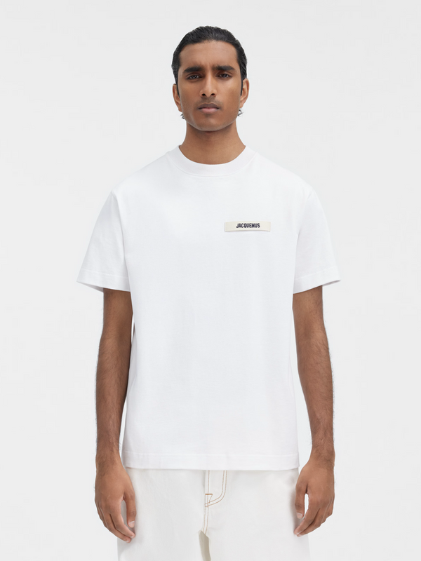 JACQUEMUS GROS GRAIN TEE WHITE