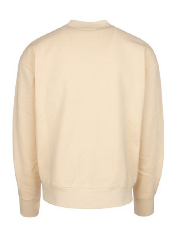 JACQUEMUS LE SWEATSHIRT COL ROND LIGHT BEIGE