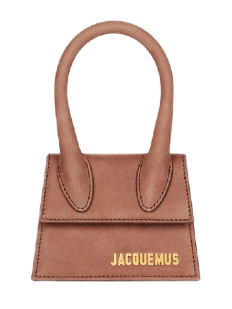 JACQUEMUS LE CHIQUITO BROWN SUEDE