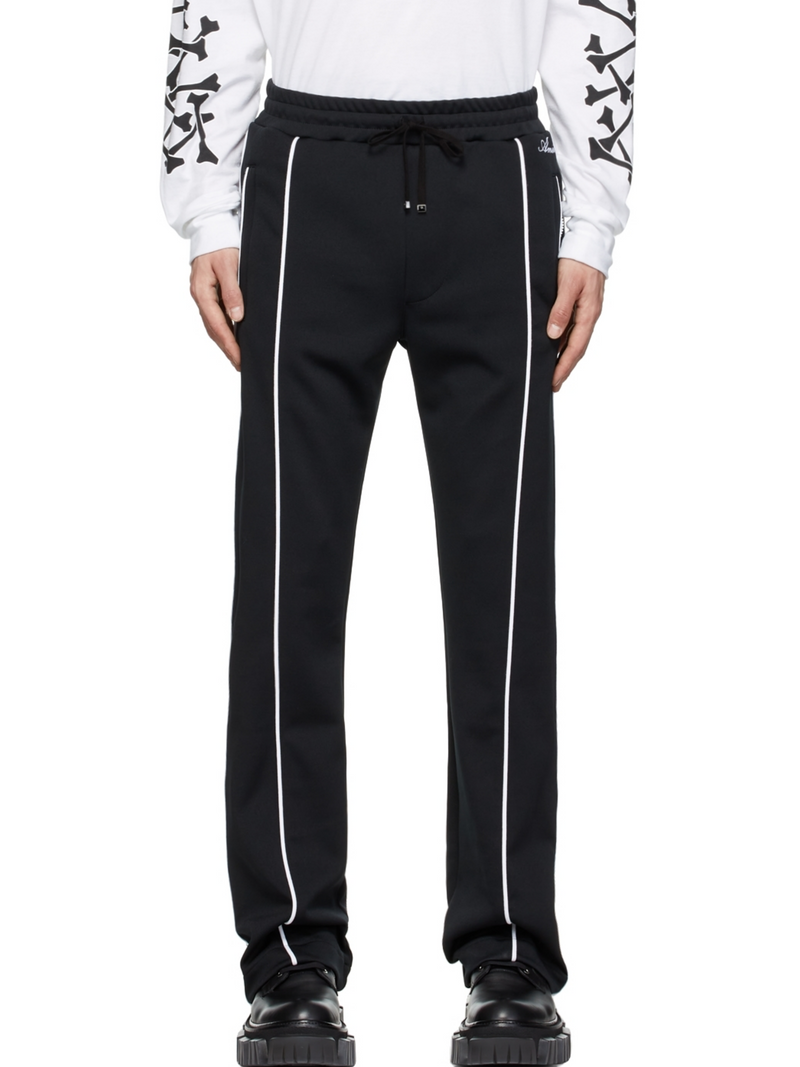 AMIRI JOHNNY TRACK FLARE PANTS BLACK