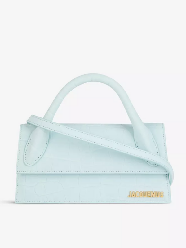 JACQUEMUS LE CHIQUITO LONG LIGHT BLUE