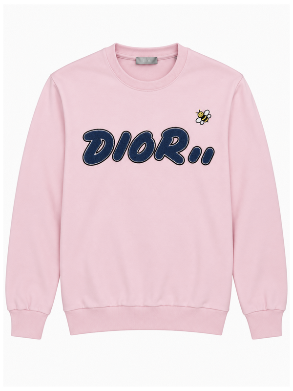 DIOR X KAWS SWEATSHIRT PINK / NAVY