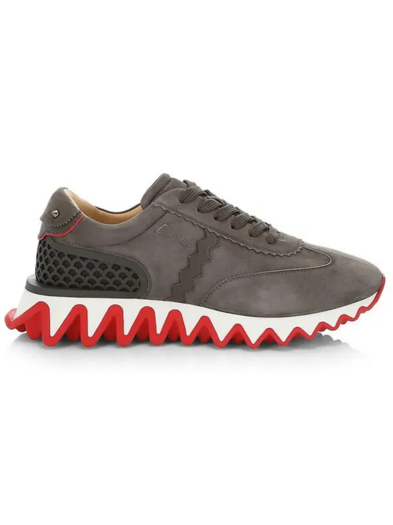 CHRISTIAN LOUBOUTIN LOUBISHARK SNEAKERS GREY