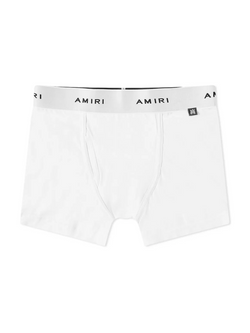 AMIRI LOGO BRIEF WHITE