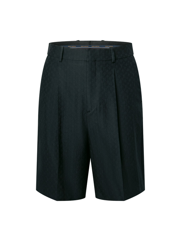 LOUIS VUITTON MINI MONOGRAM SILK-COTTON SHORTS