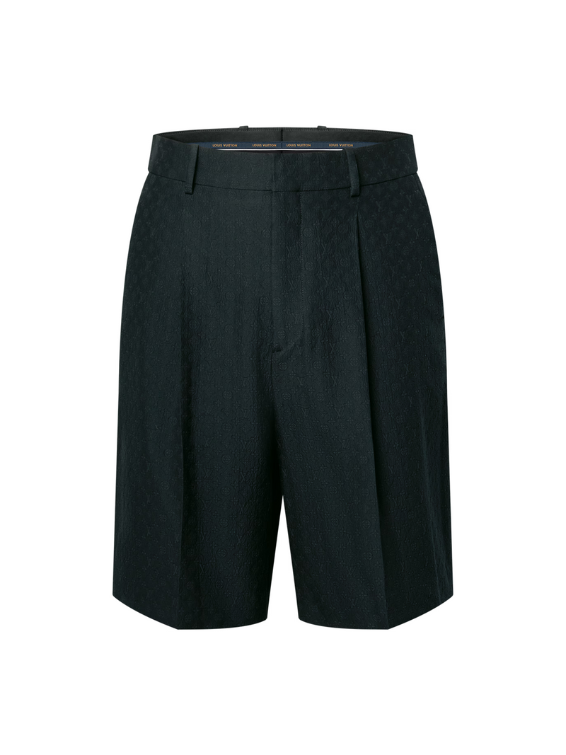 LOUIS VUITTON MINI MONOGRAM SILK-COTTON SHORTS