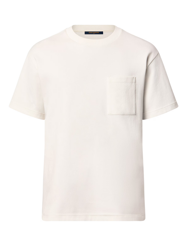 LOUIS VUITTON PIQUE MONOGRAM TEE BLANC LAIT
