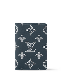 LOUIS VUITTON MONOGRAM SHADOW POCKET ORGANISER NAVY