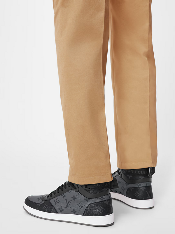 LOUIS VUITTON RIVOLI SNEAKER BOOT MONOGRAM ECLIPSE