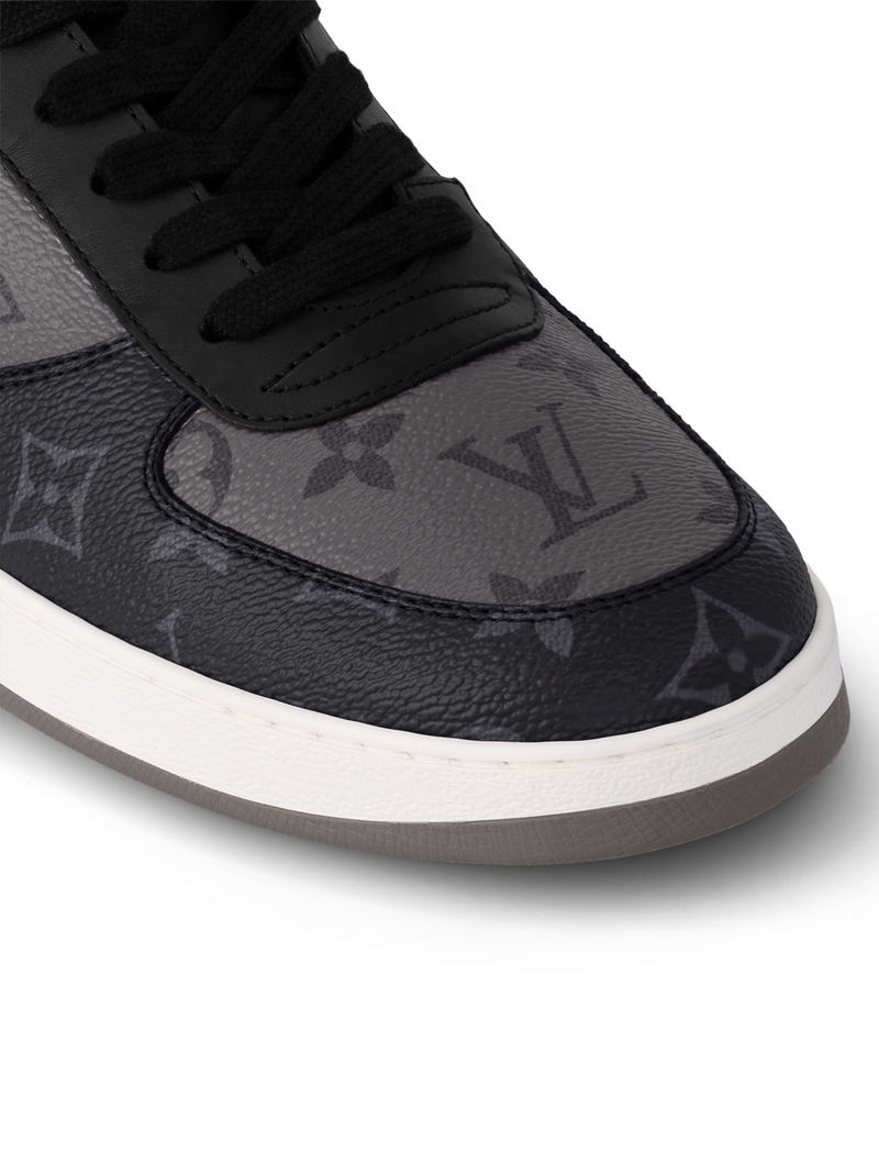 LOUIS VUITTON RIVOLI SNEAKER BOOT MONOGRAM ECLIPSE