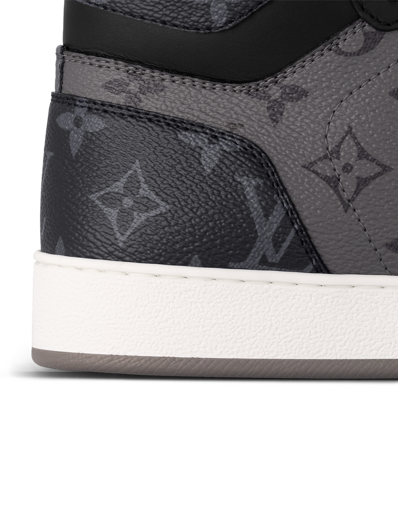 LOUIS VUITTON RIVOLI SNEAKER BOOT MONOGRAM ECLIPSE