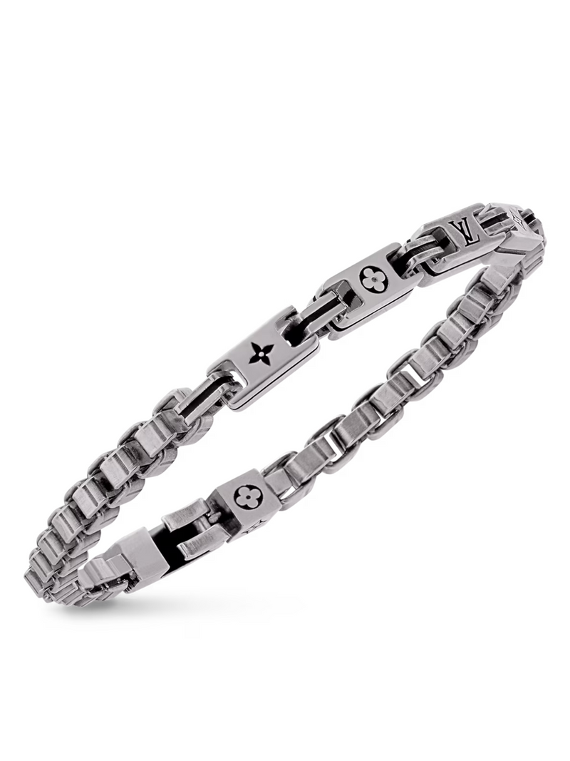 LOUIS VUITTON LV TAILOR BRACELET SILVER