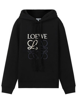 LOEWE ANAGRAM HOODIE BLACK