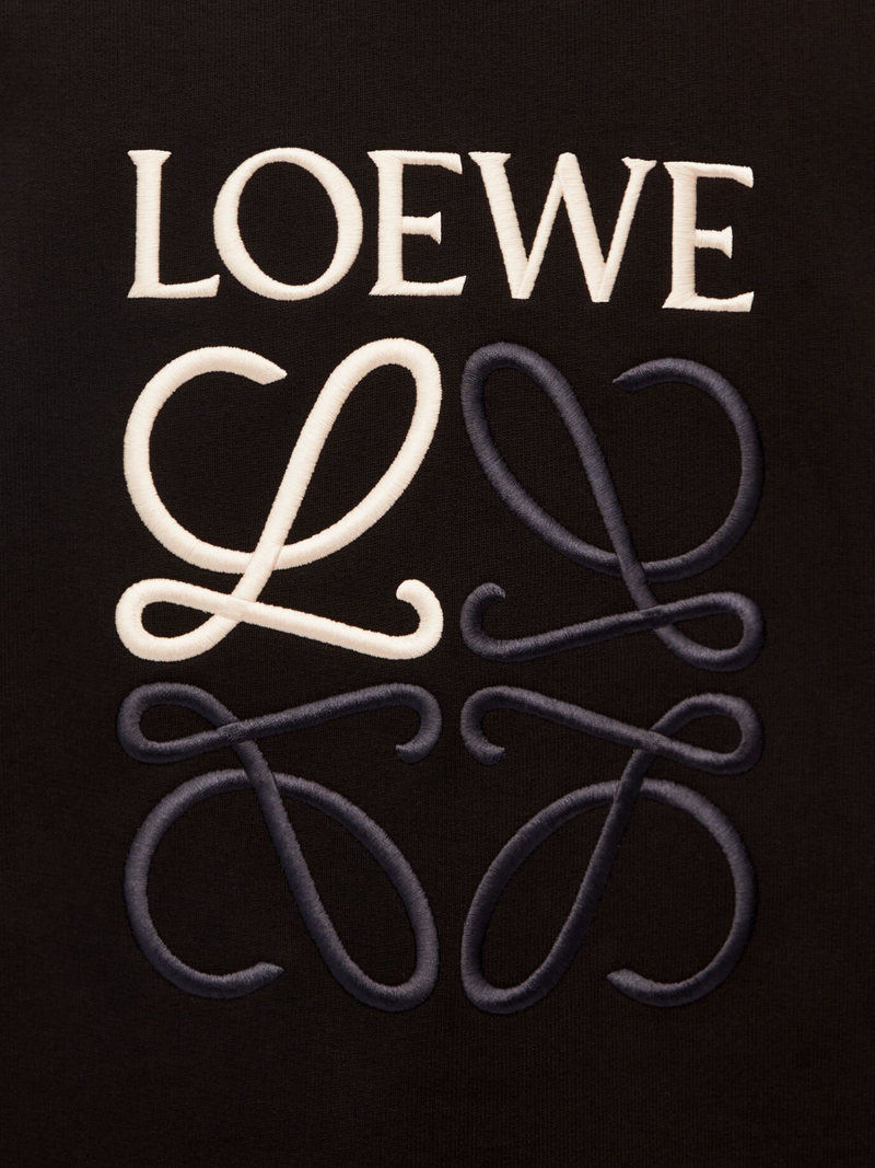 LOEWE ANAGRAM SWEATER BLACK