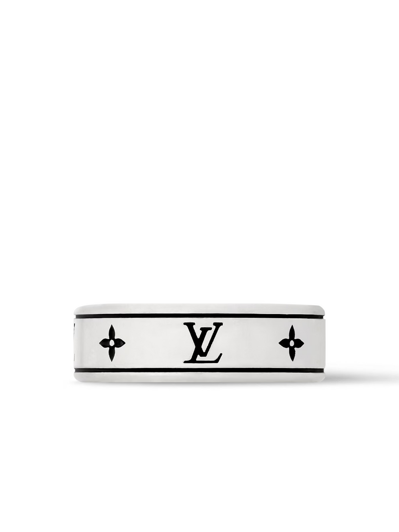 LOUIS VUITTON LV SPIKE RING SILVER