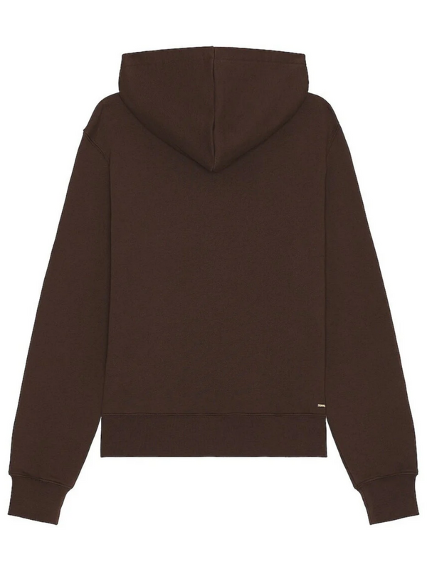 AMIRI MA BAR LOGO HOODIE BROWN