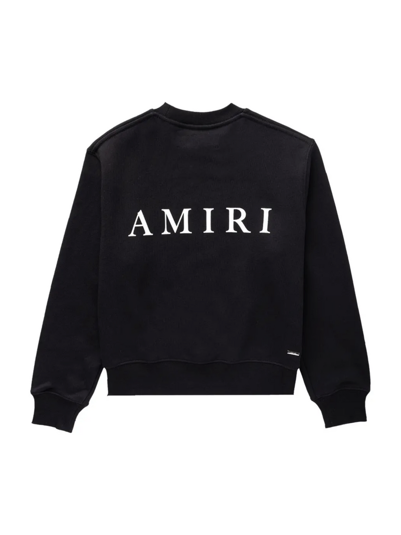 AMIRI KIDS MA LOGO CREWNECK BLACK