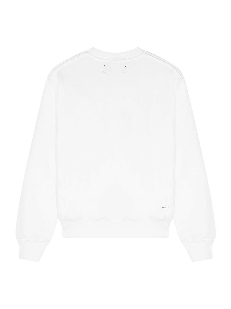 AMIRI KIDS MA LOGO CREWNECK WHITE / BLUE