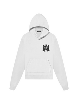 AMIRI KIDS MA LOGO HOODIE WHITE / BLACK