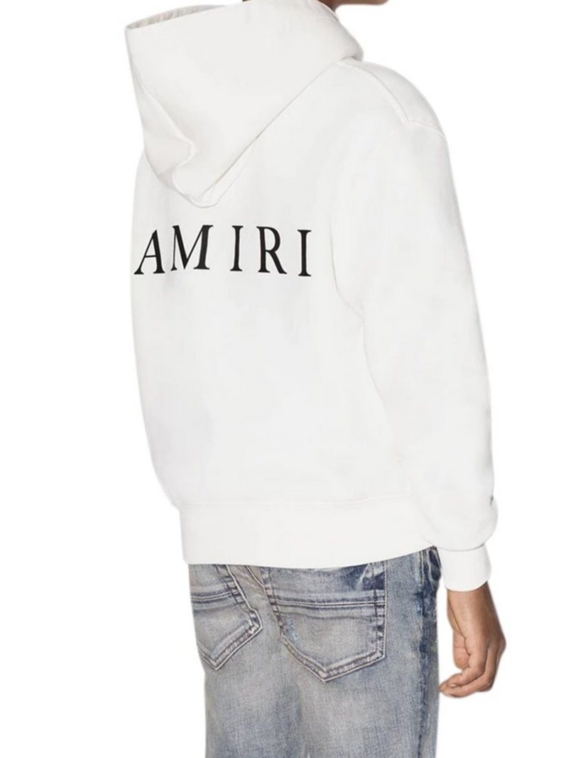 AMIRI KIDS MA LOGO HOODIE WHITE / BLACK