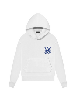 AMIRI KIDS MA LOGO HOODIE WHITE / BLUE