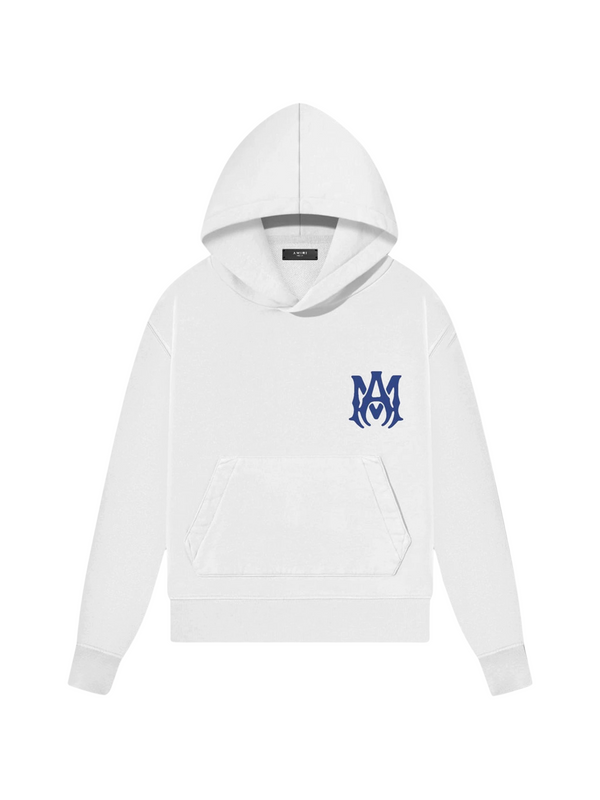 AMIRI KIDS MA LOGO HOODIE WHITE / BLUE