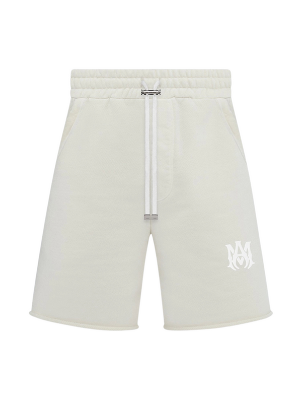 AMIRI MA LOGO SWEAT SHORTS ALABASTER