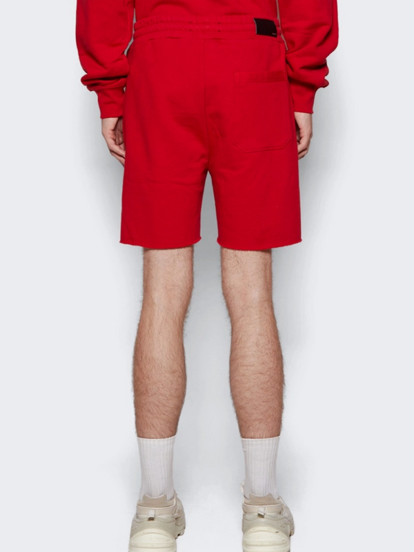 AMIRI MA LOGO SWEAT SHORTS RED