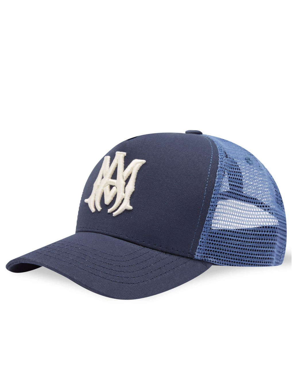 AMIRI MA TRUCKER HAT NAVY BLUE – Notorious Plug