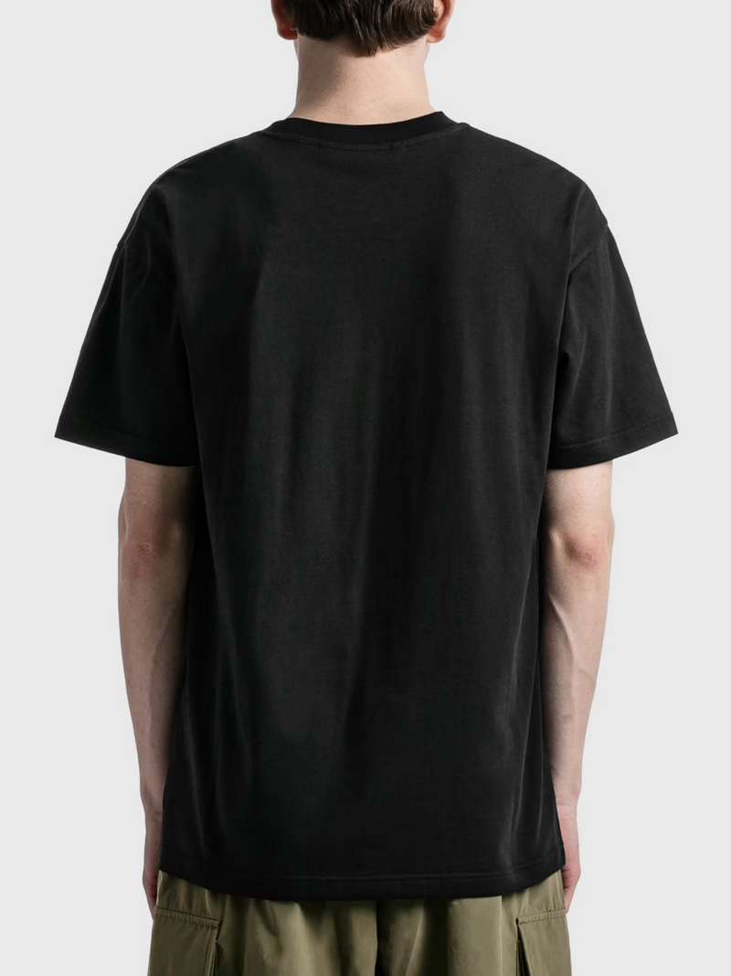 MONCLER GENIUS LOGO PATCH TEE BLACK