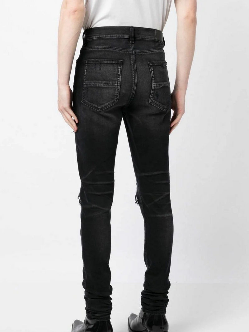 AMIRI MX1 BOUCLE AGED JEANS BLACK