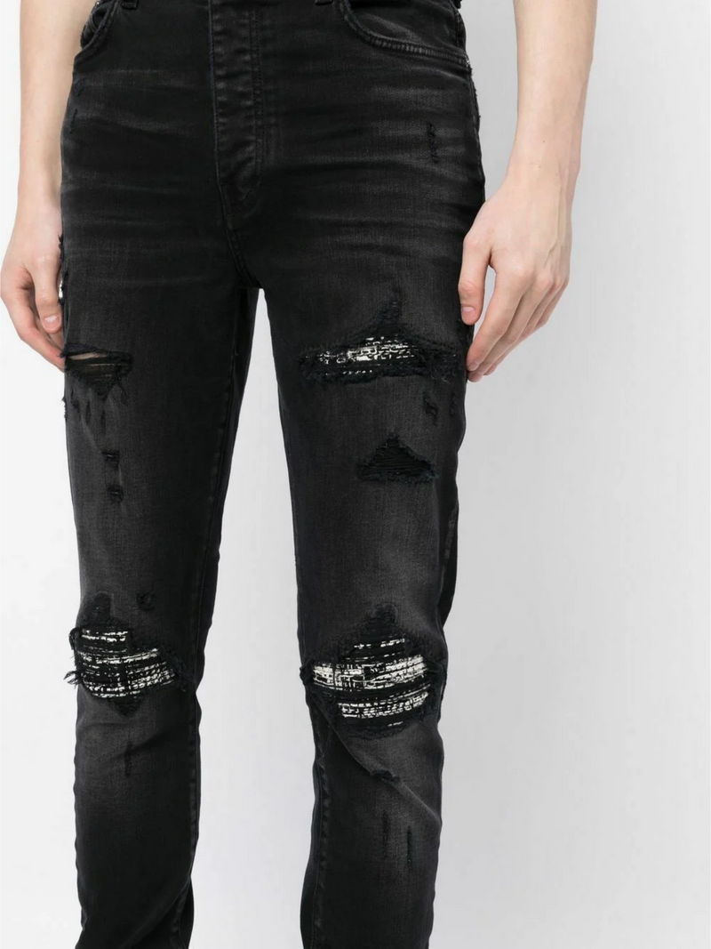 AMIRI MX1 BOUCLE AGED JEANS BLACK