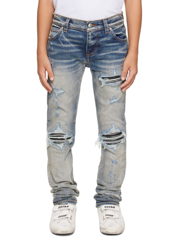 AMIRI KIDS MX1 JEANS CLAY INDIGO
