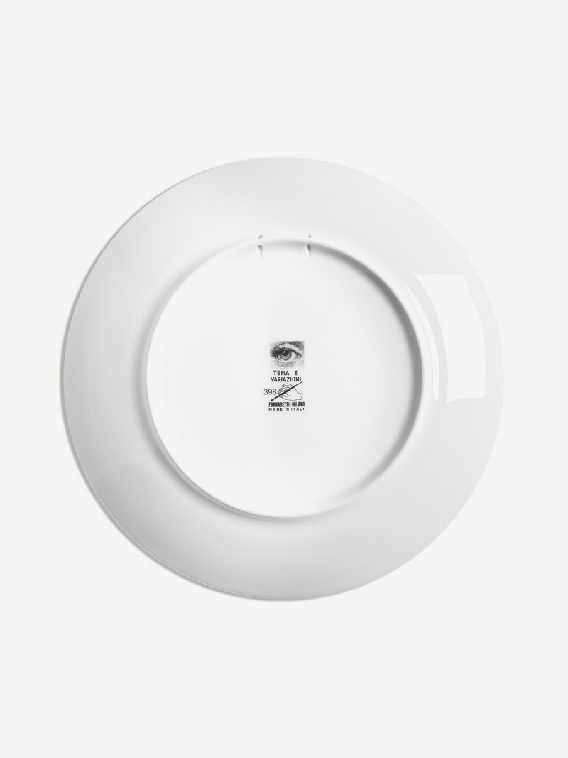 FORNASETTI WALL PLATE TEMA E VARIAZIONI N.398