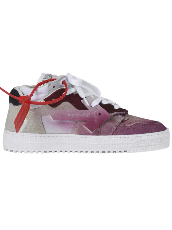 OFF-WHITE OFF COURT LOW FLOATING ARROW SNEAKERS NUDE PINK WOMENS