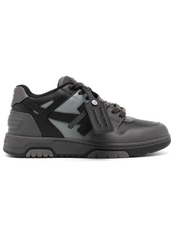 OFF-WHITE OUT OF OFFICE SNEAKERS BLACK GREY