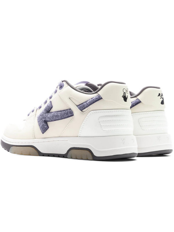 OFF-WHITE OUT OF OFFICE COLLEGE SNEAKERS BEIGE PURPLE