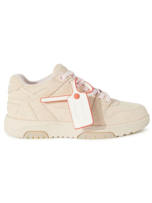 OFF-WHITE OUT OF OFFICE SNEAKERS SUEDE BEIGE